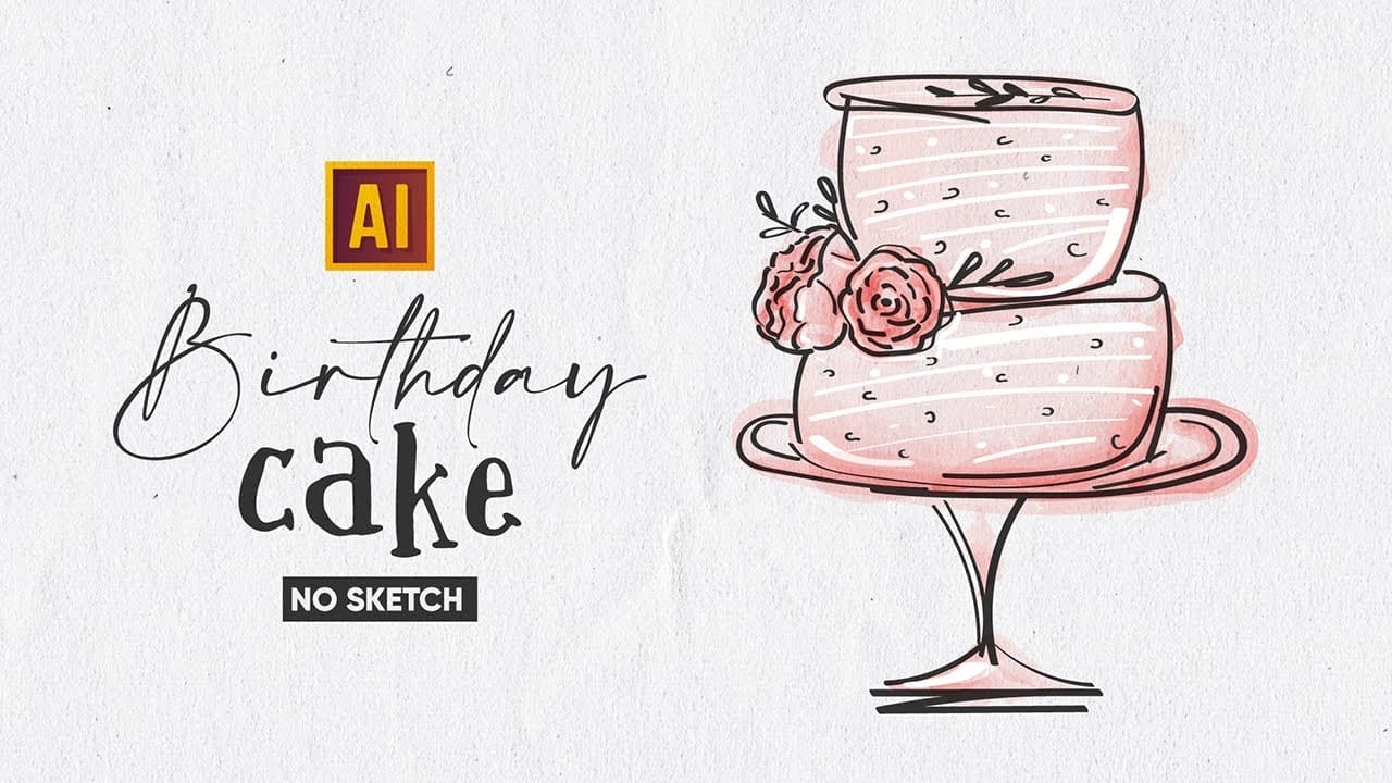 2024 Guide: Doodle a Birthday Cake in Illustrator