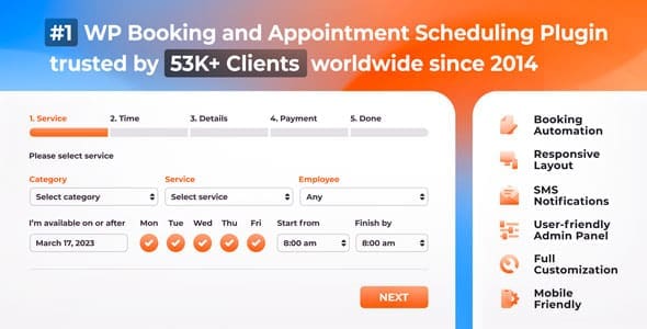 Bookly PRO Review – Appointment Booking and Scheduling Software System