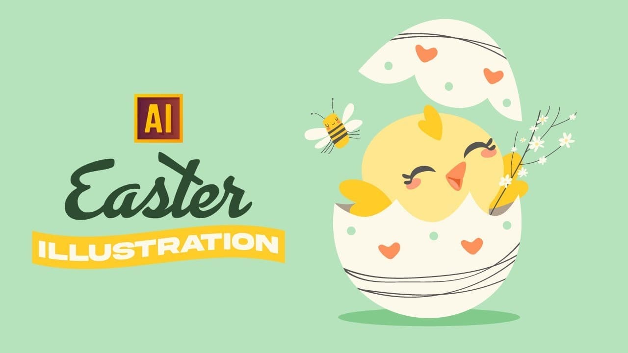 Design an Easter Scene | Adobe Illustrator Tutorial