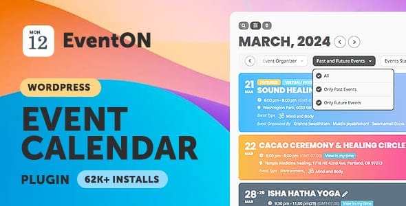 EventON – WordPress Virtual Event Calendar Plugin Review