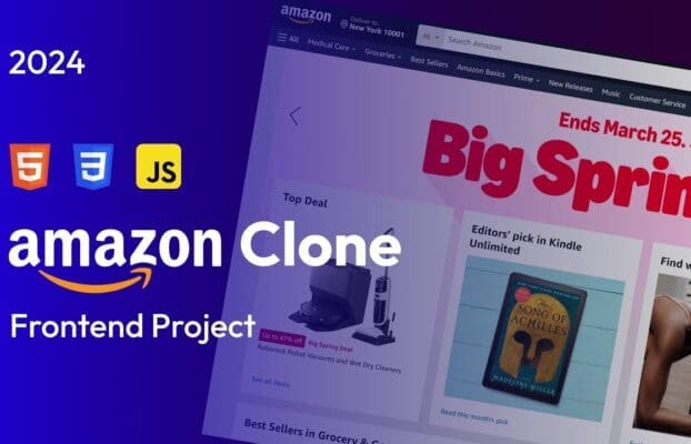 Step-by-Step Tutorial: Build Amazon Clone 2024